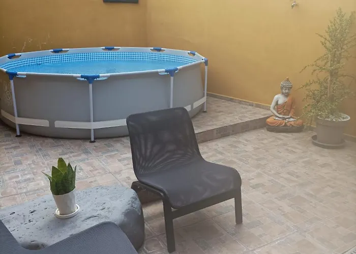 Tradicional Casa Canaria Con Piscina Y Vistas Al Teide *