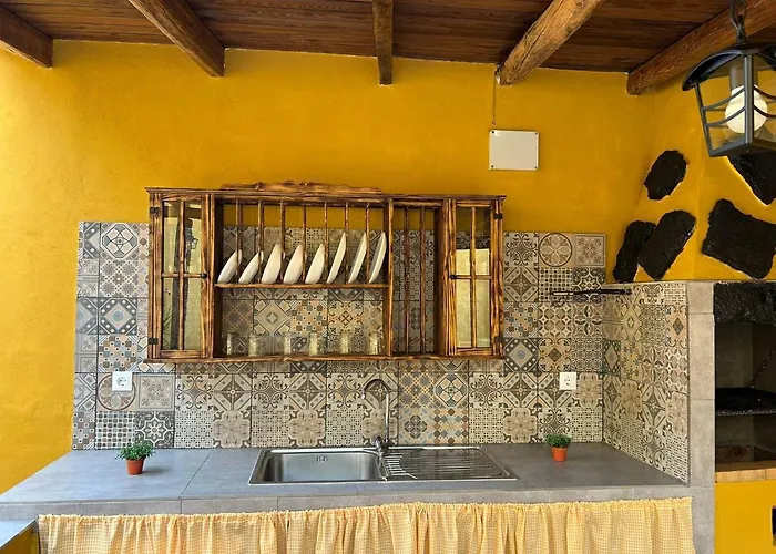 別荘 Tradicional Casa Canaria Con Piscina Y Vistas Al Teide イコー・デ・ロス・ビノス