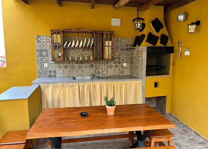 別荘 Tradicional Casa Canaria Con Piscina Y Vistas Al Teide